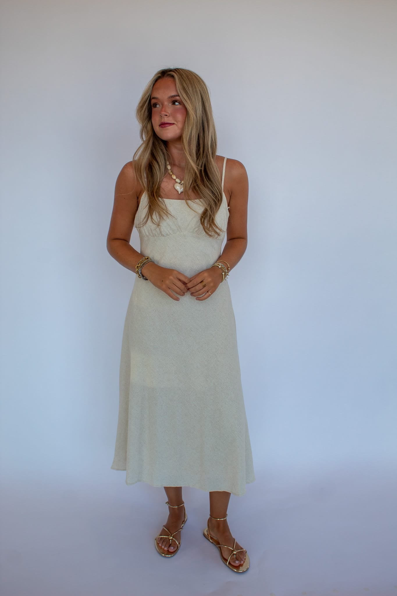 Emery Linen Midi Dress