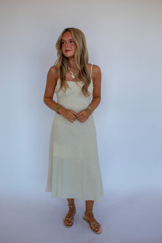 Emery Linen Midi Dress
