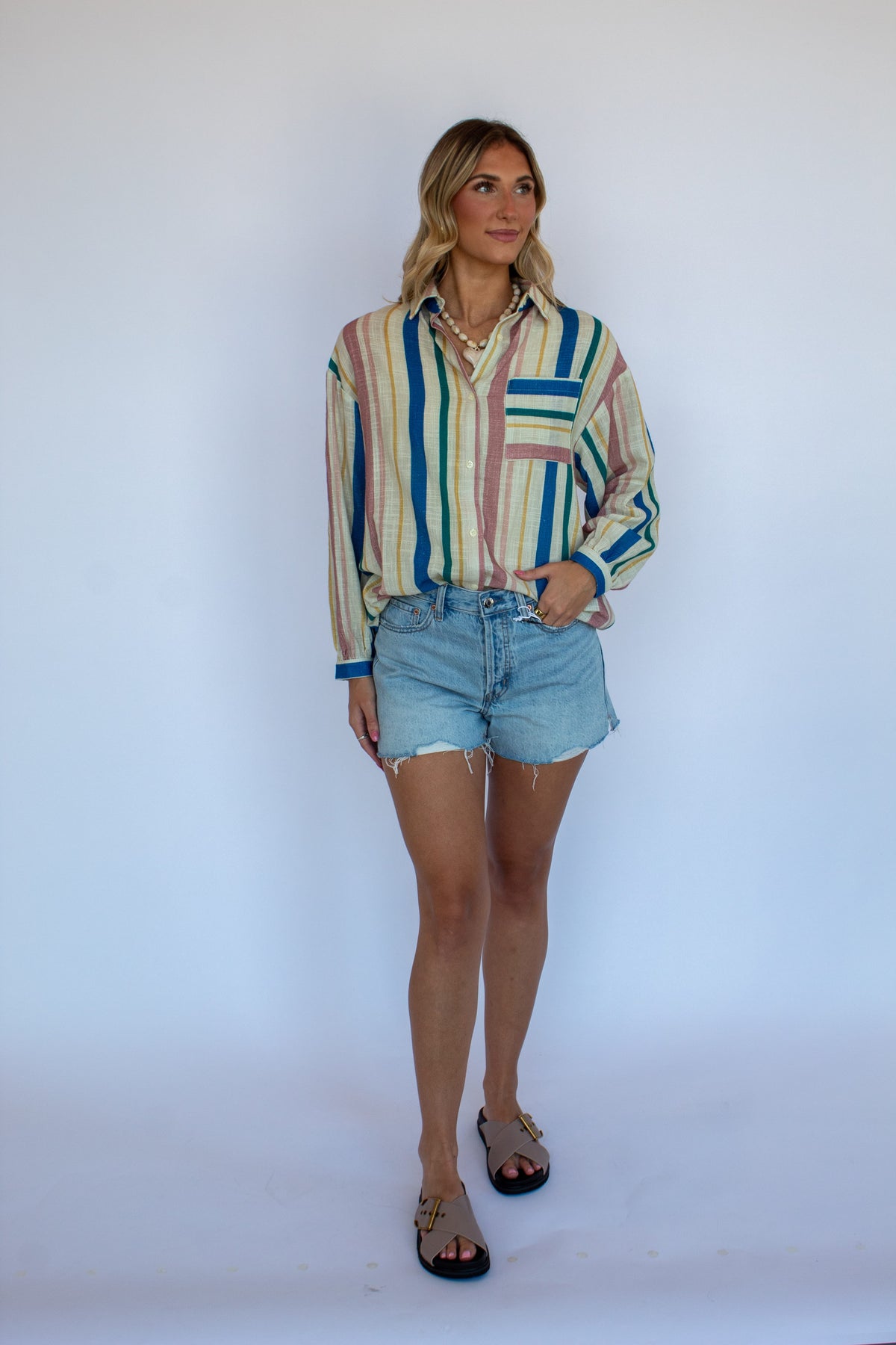 Sail Away Button Up