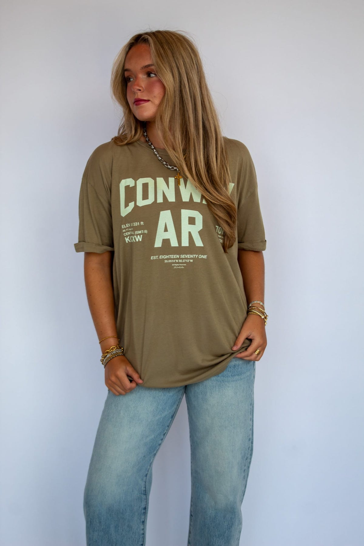 Conway Oversized Tee- Sand