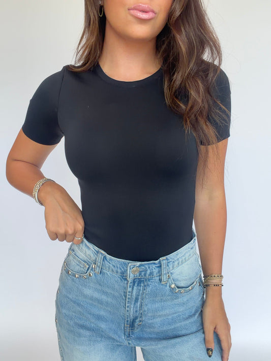 Black Sculpting Bodysuit