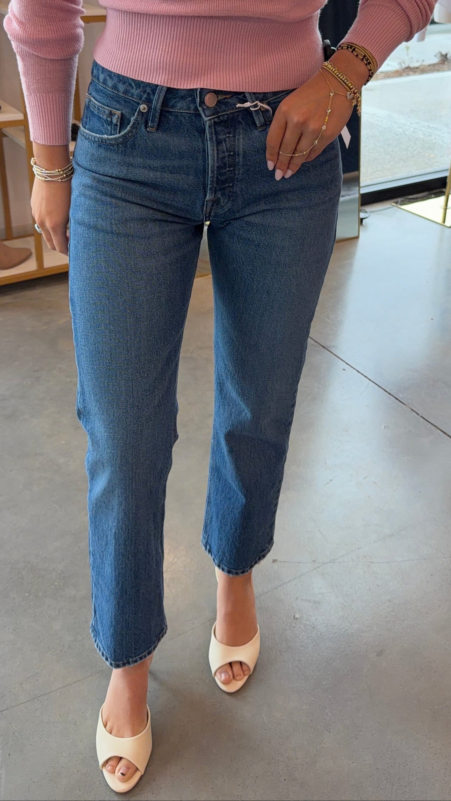 Vintage Straight Ankle Jean