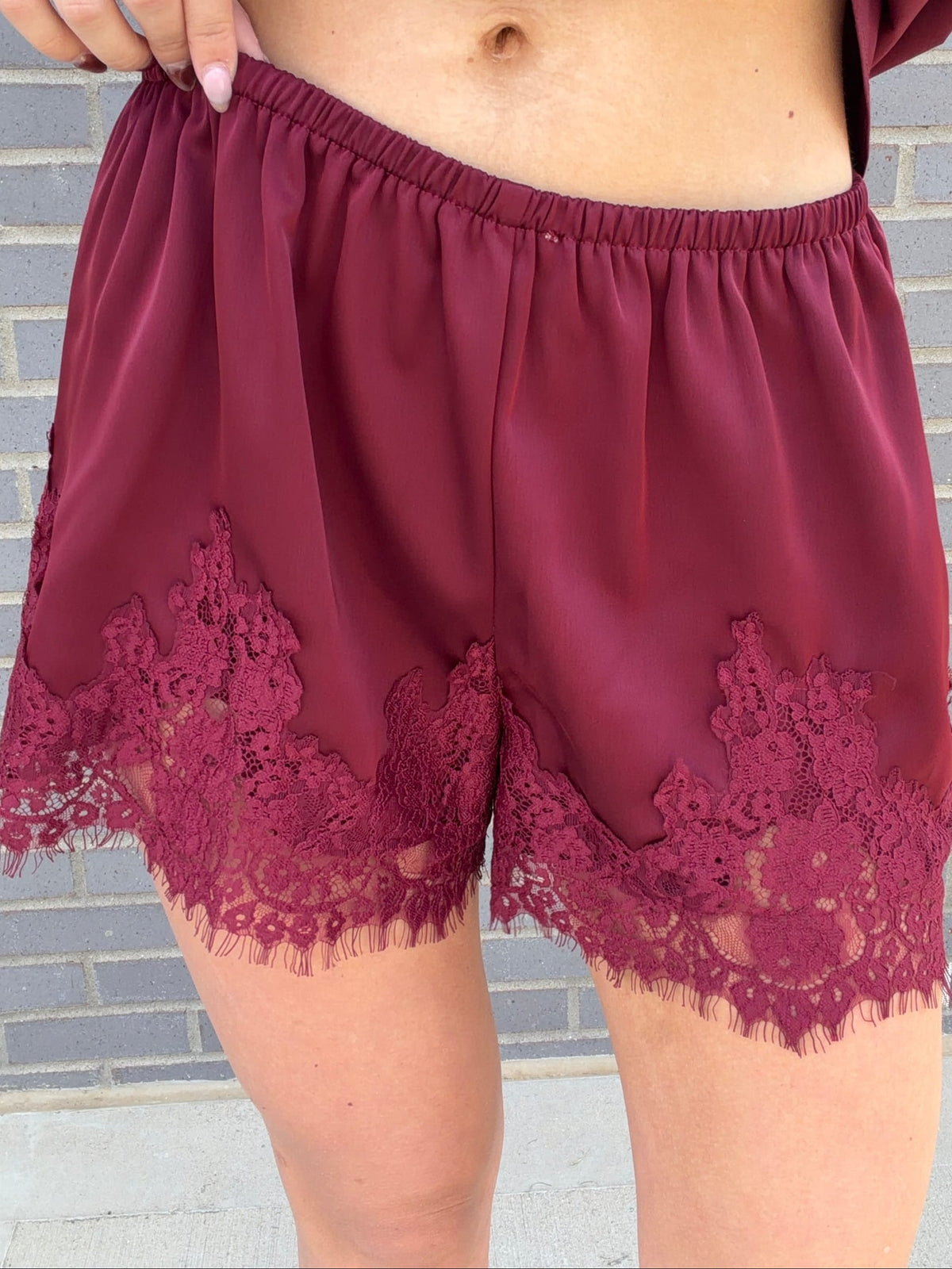 Cherry Lace Short