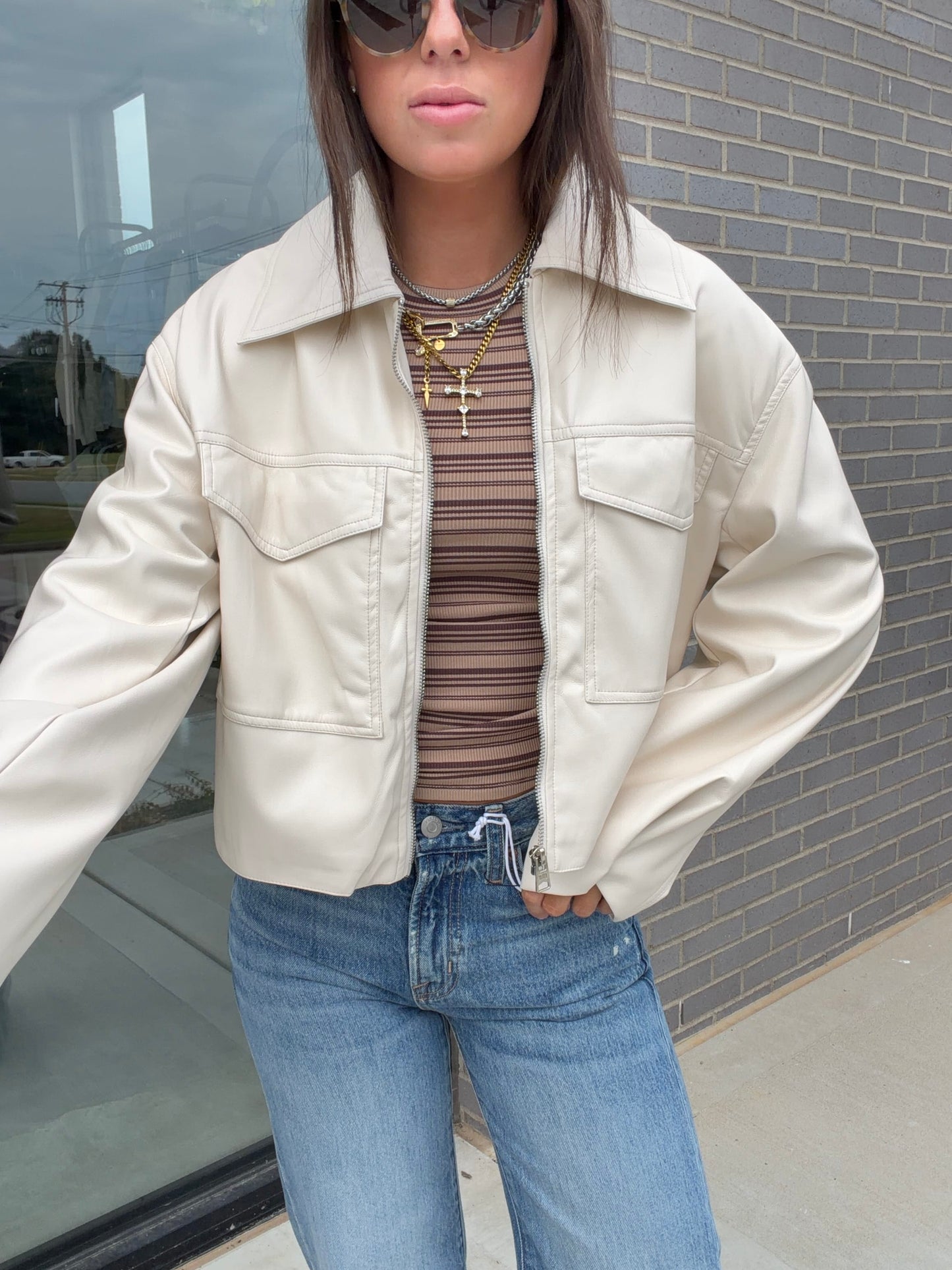 Front Pocket Zip Jacket