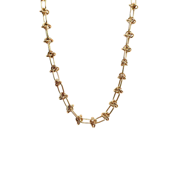 Knotted Chain Necklace