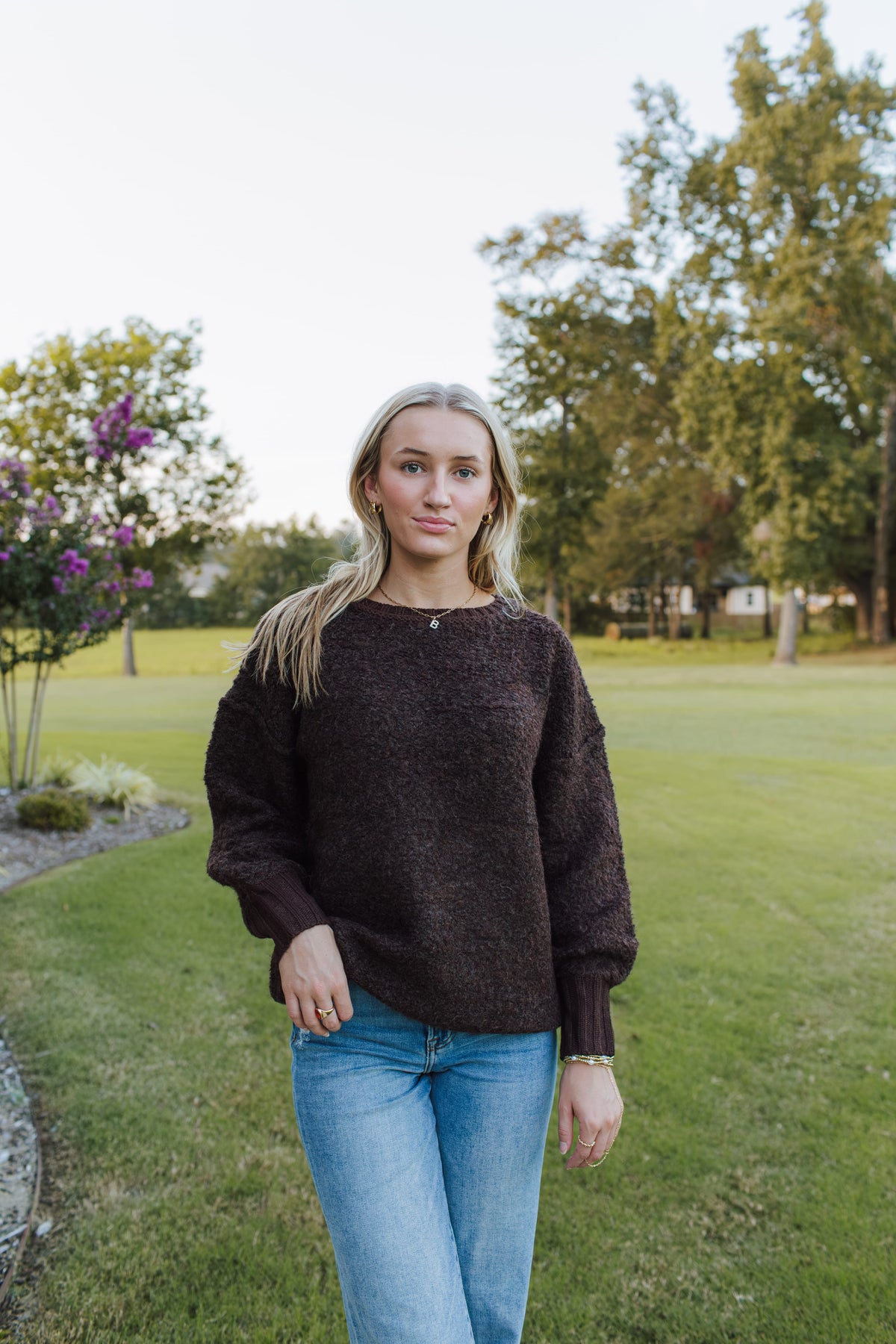 Karlie Creneck Pullover Sweater