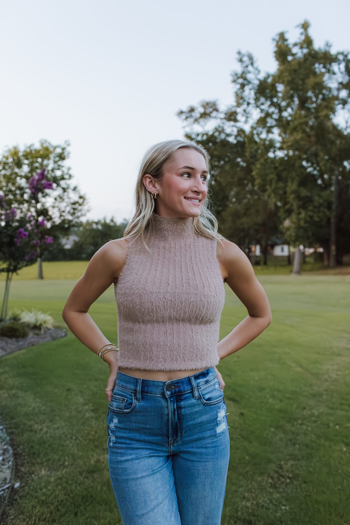 Fuzzy Sweater Tank