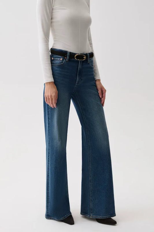 Vivian Mid Rise Wide Leg