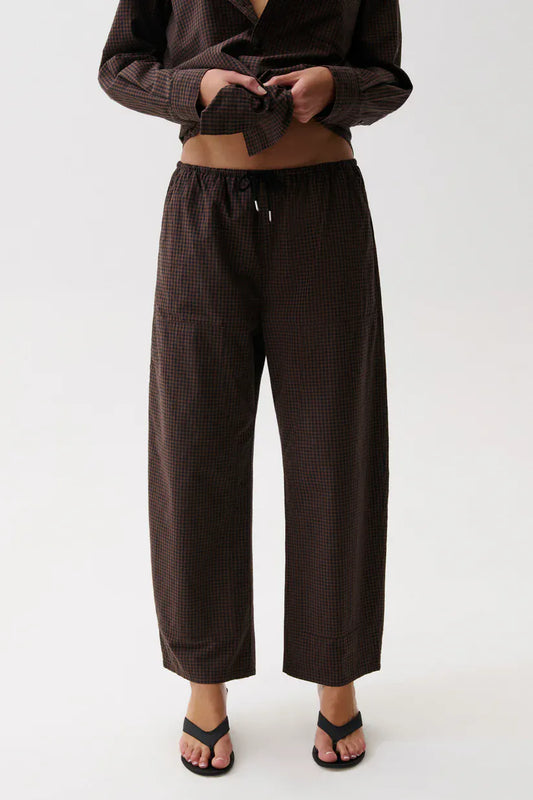 Theo Drawstring Poplin Pant