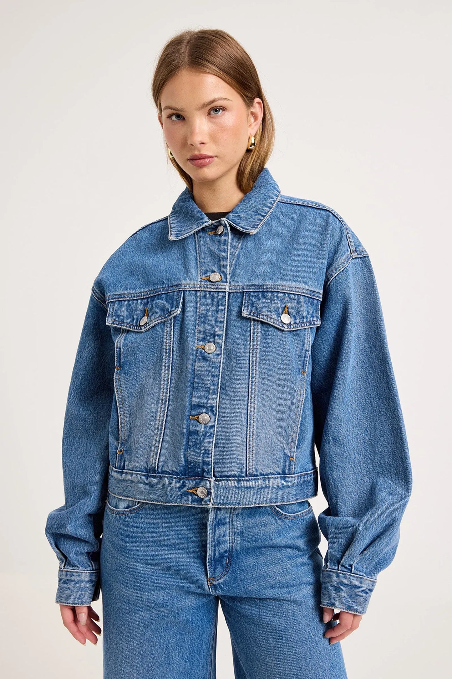 Denim Swing Jacket