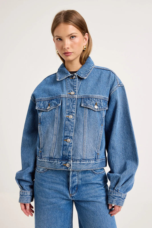 Denim Swing Jacket