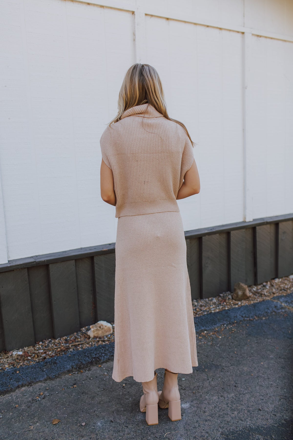 Crosby Ribbed Turtleneck Vest