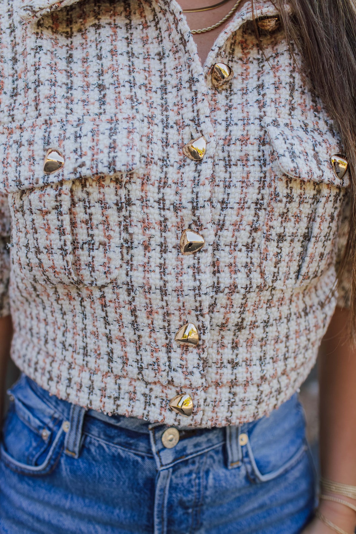 Chloe Houndstooth Sweater