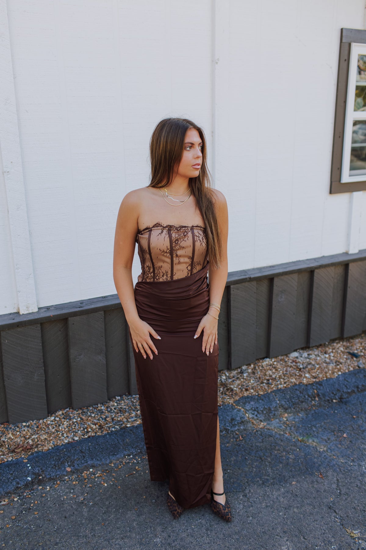 Chocolate Lace Maxi