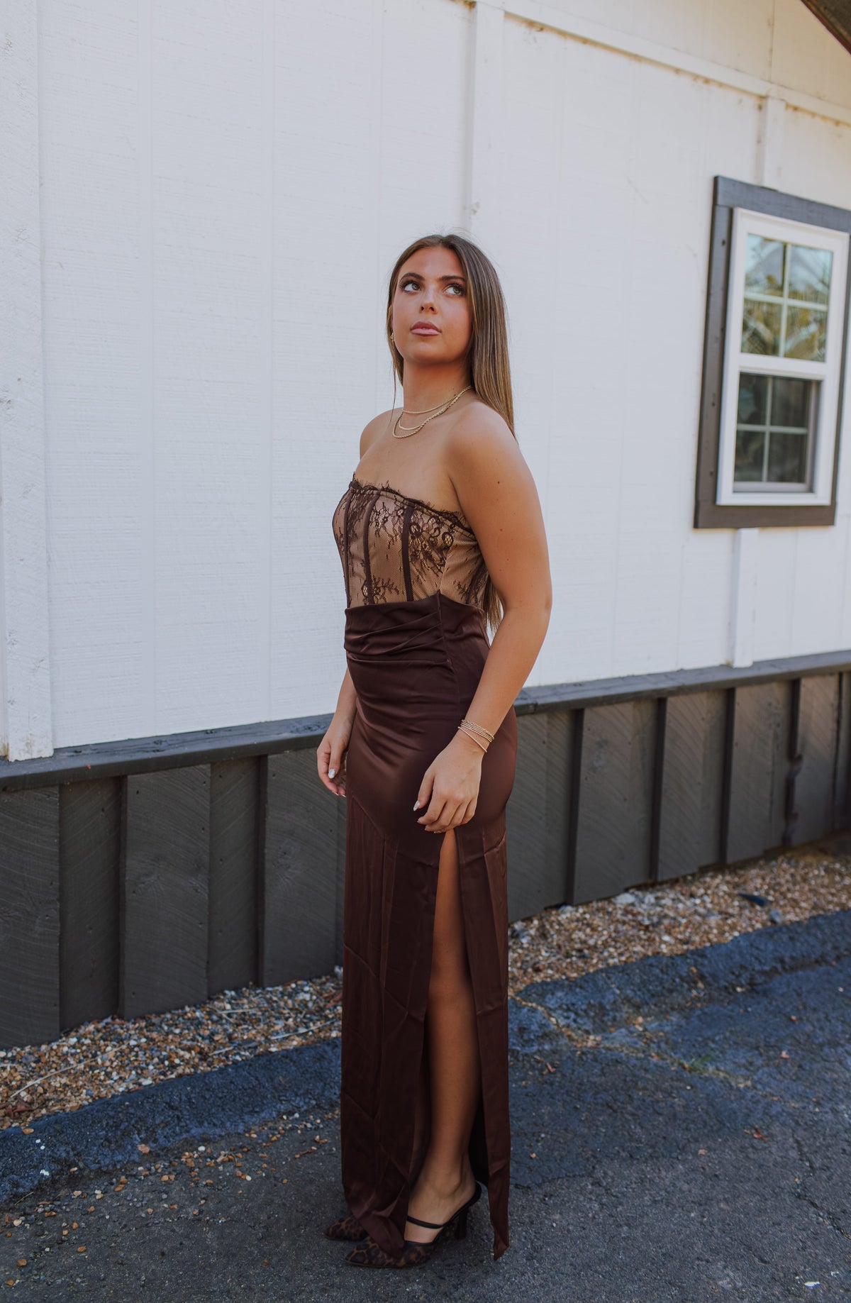 Chocolate Lace Maxi