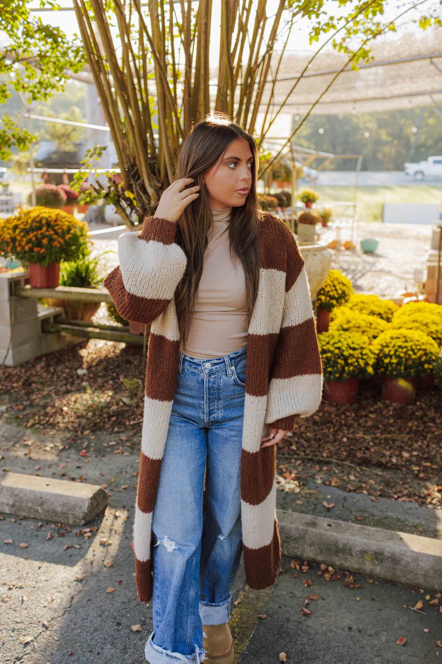 Suki Bubble Sleeve Duster