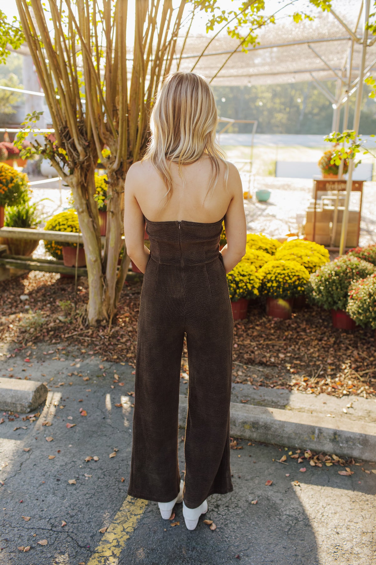 Tube Vest Wideleg Jumpsuit