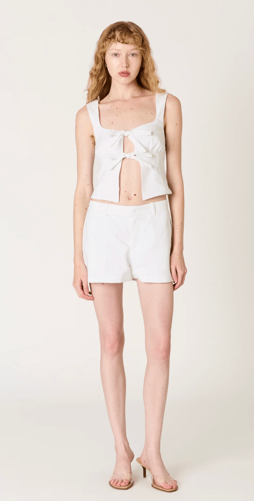 White Micro Short