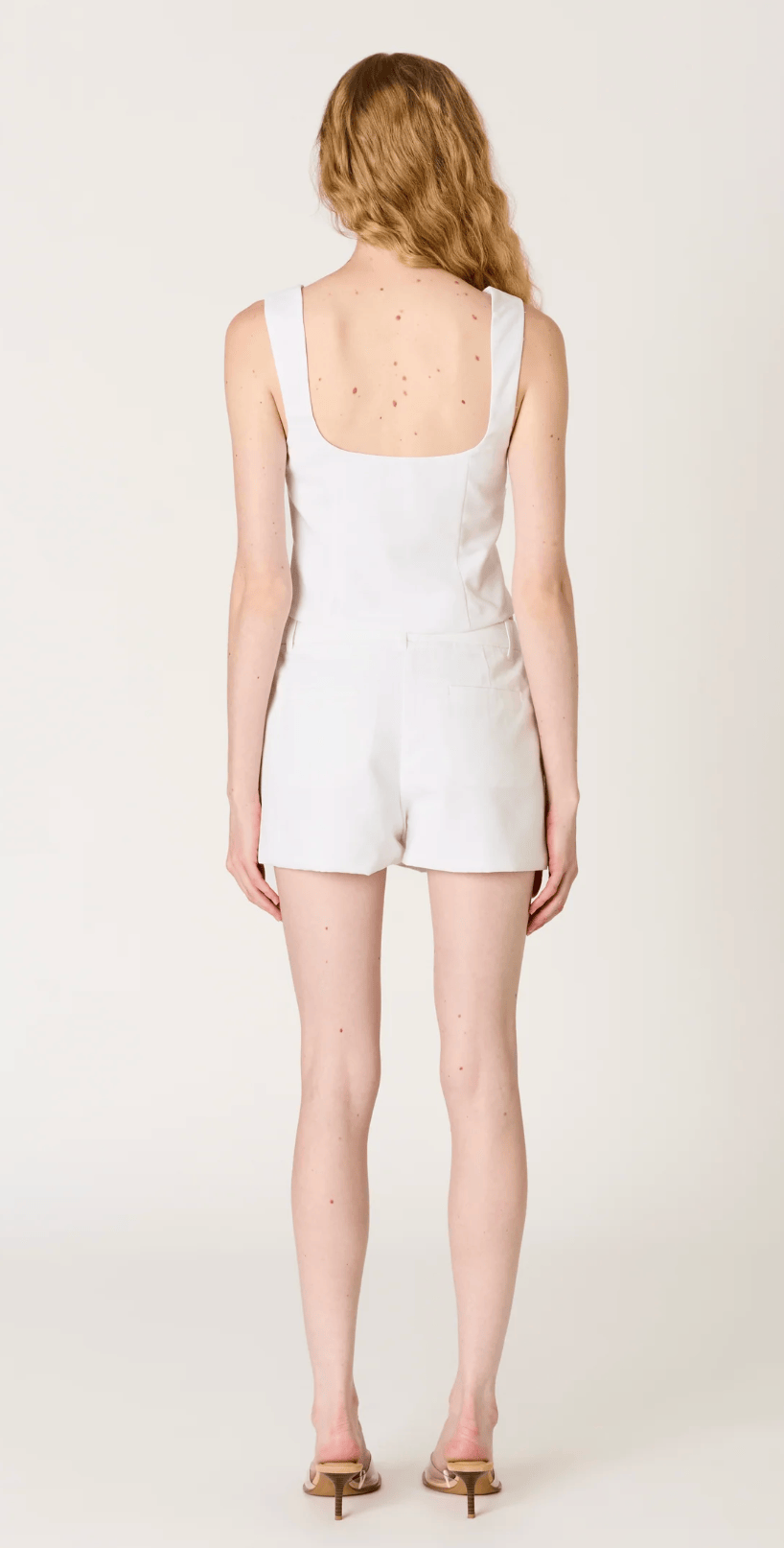 White Micro Short
