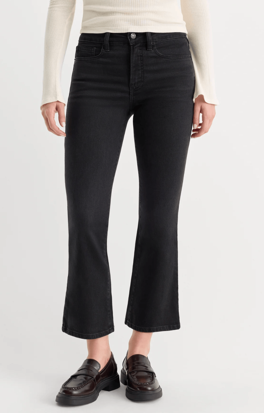 Good Legs Crop Mini Boot Jean