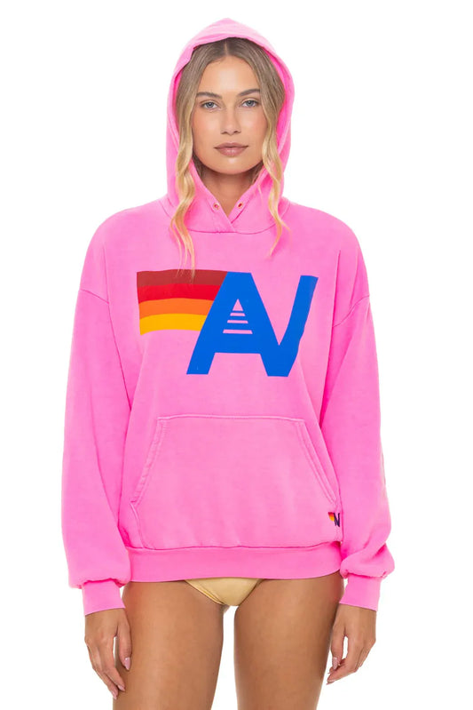AV Logo Pullover Neon Pink
