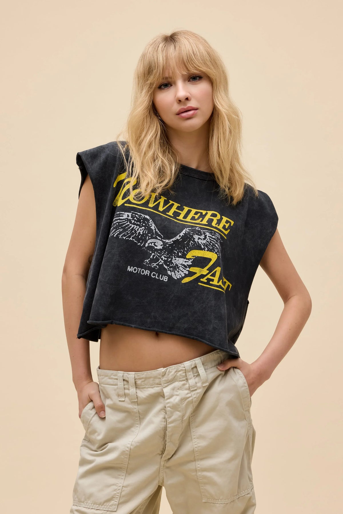 Nowhere Fast Cropped Tank