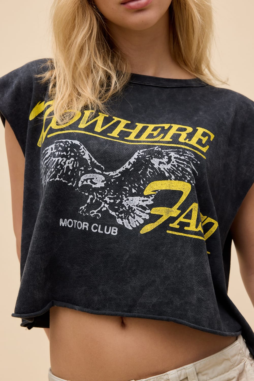Nowhere Fast Cropped Tank