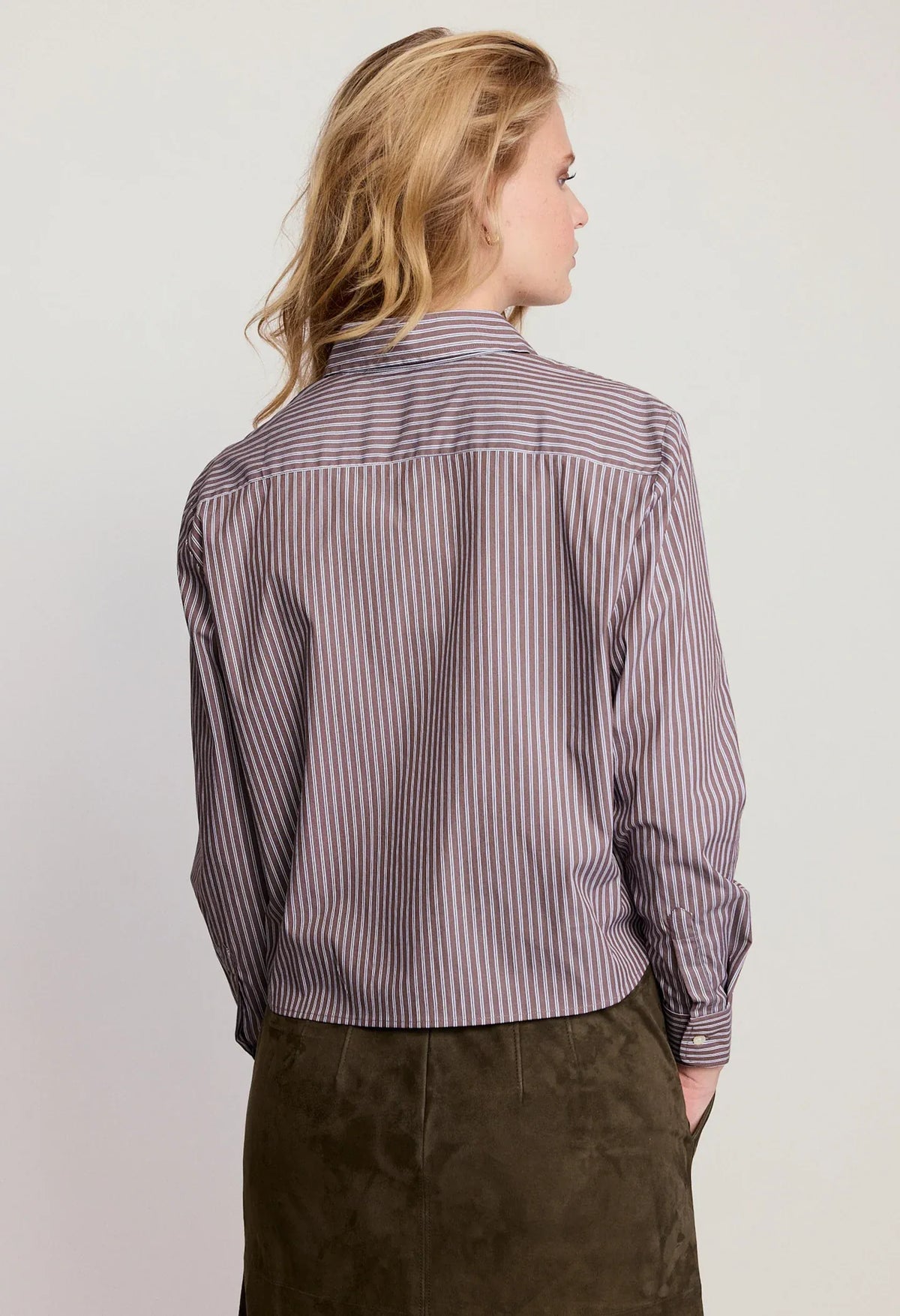 Espresso Button Down