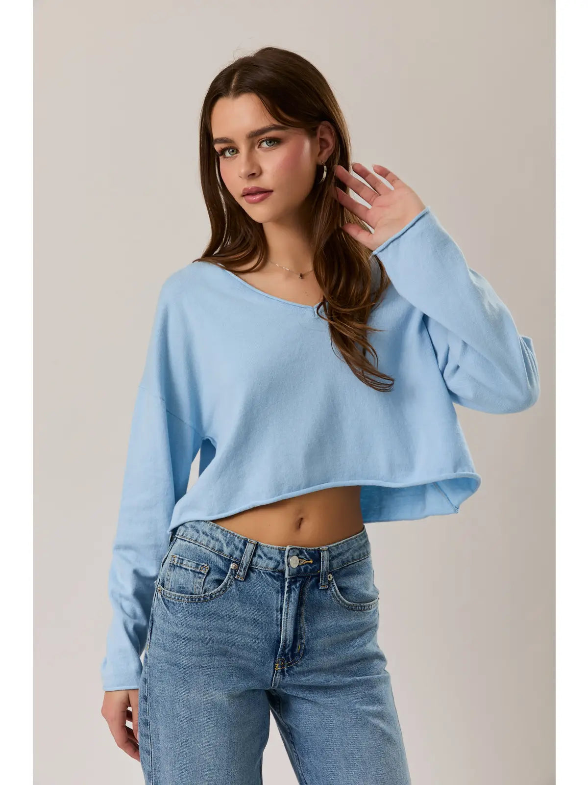 Boxy Crop Sweater