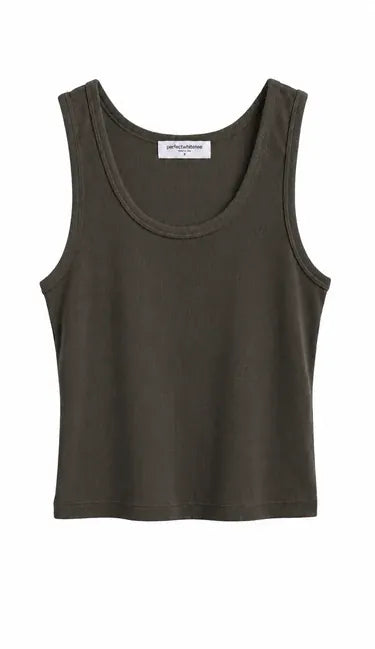 Dark Olive Blondie Tank