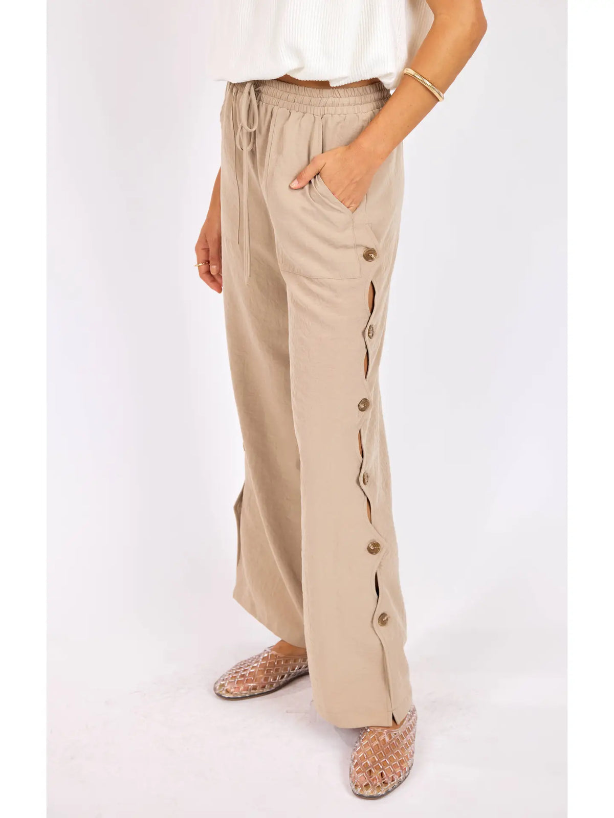 Natural Roots Button Pants
