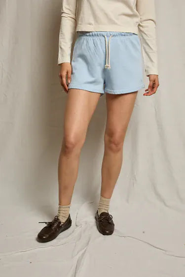 Powder Blue Sweat Shorts