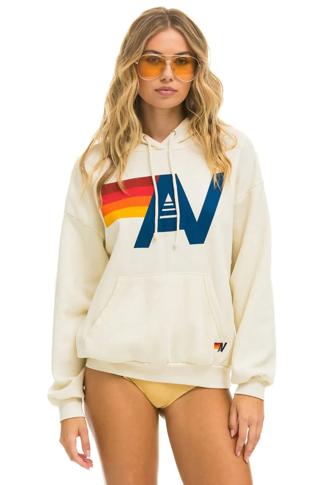 Logo Hoodie- Vintage White