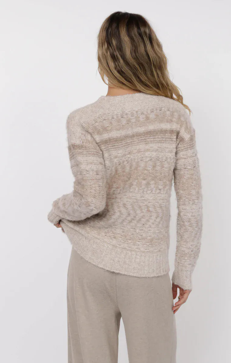 Reverse Stitch Crewneck Sweater