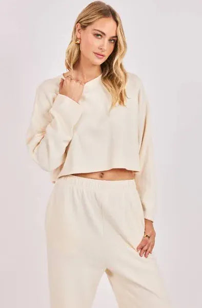 Relax Stay Crewneck Knit Top