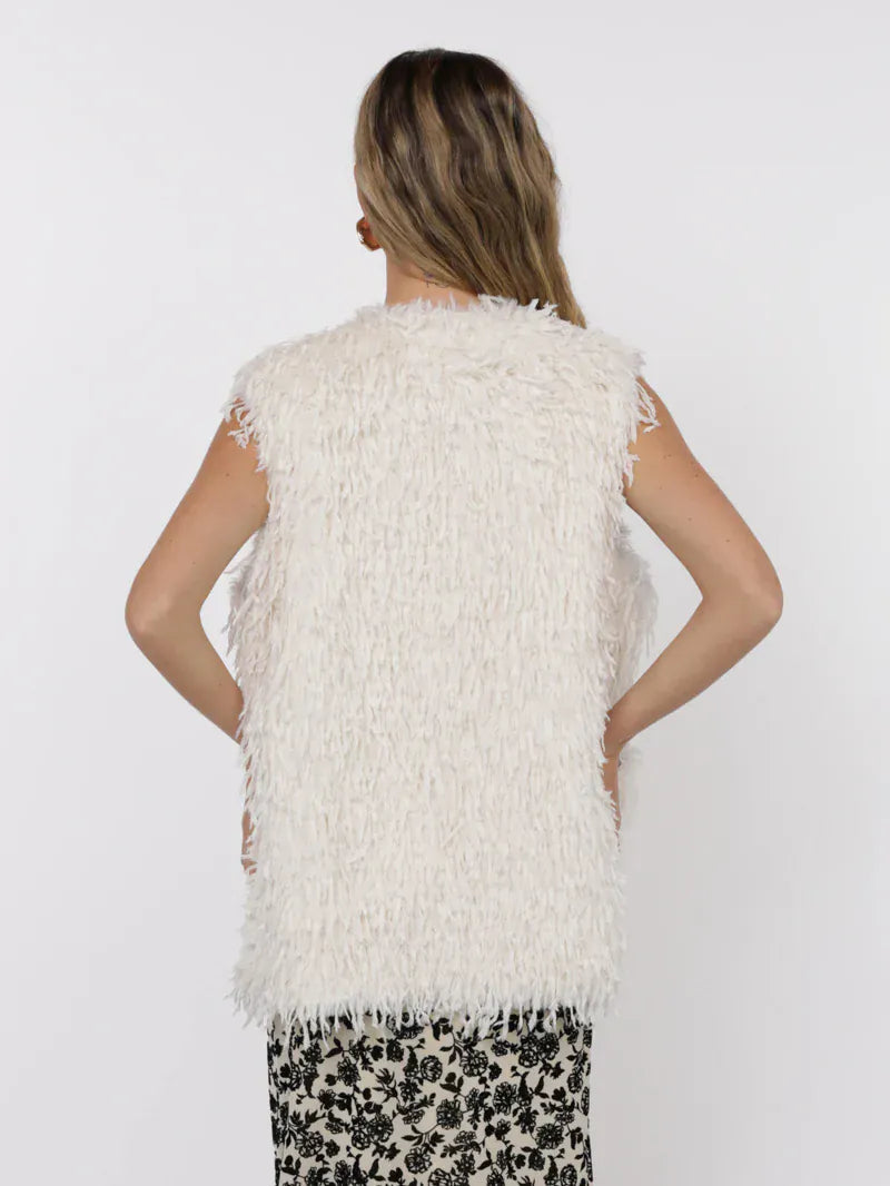Trailblazer Fringe Fur Vest