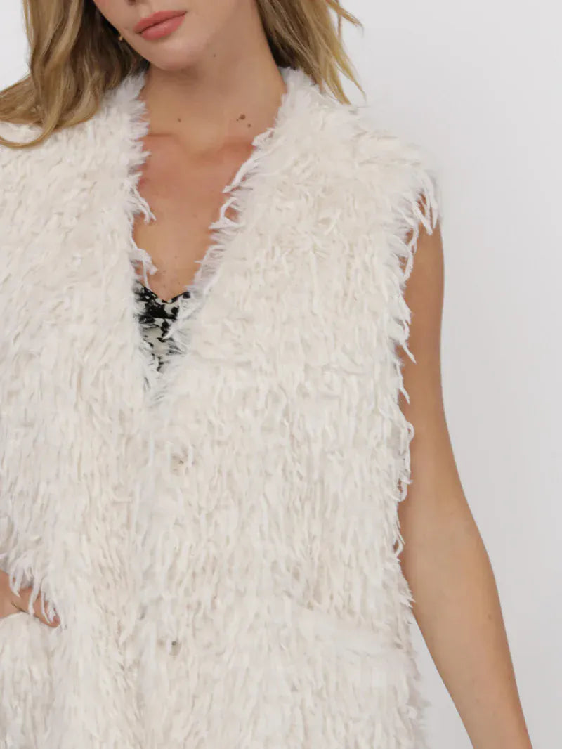 Trailblazer Fringe Fur Vest